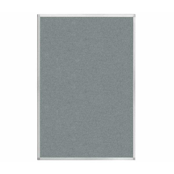 Versare Hush Panel Configurable Cubicle Partition 4' x 6' Sea Green Fabric 1850610
